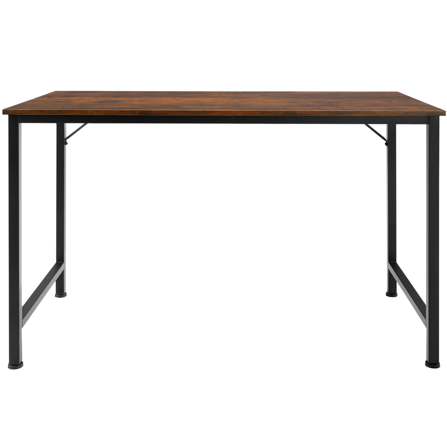 Skrivbord Jenkins - Industriellt mörkt trä, rustikt, 140 cm (3 av 8)