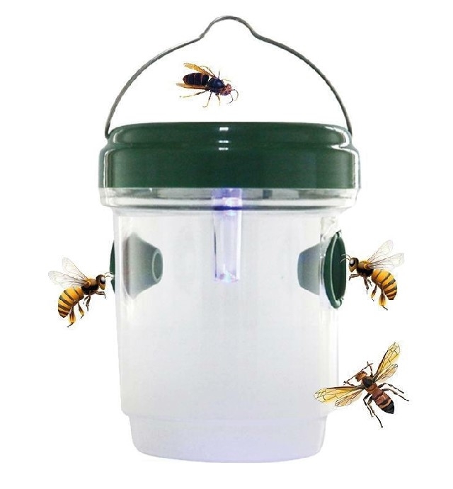 Insektsfälla med solcell för utomhusbruk