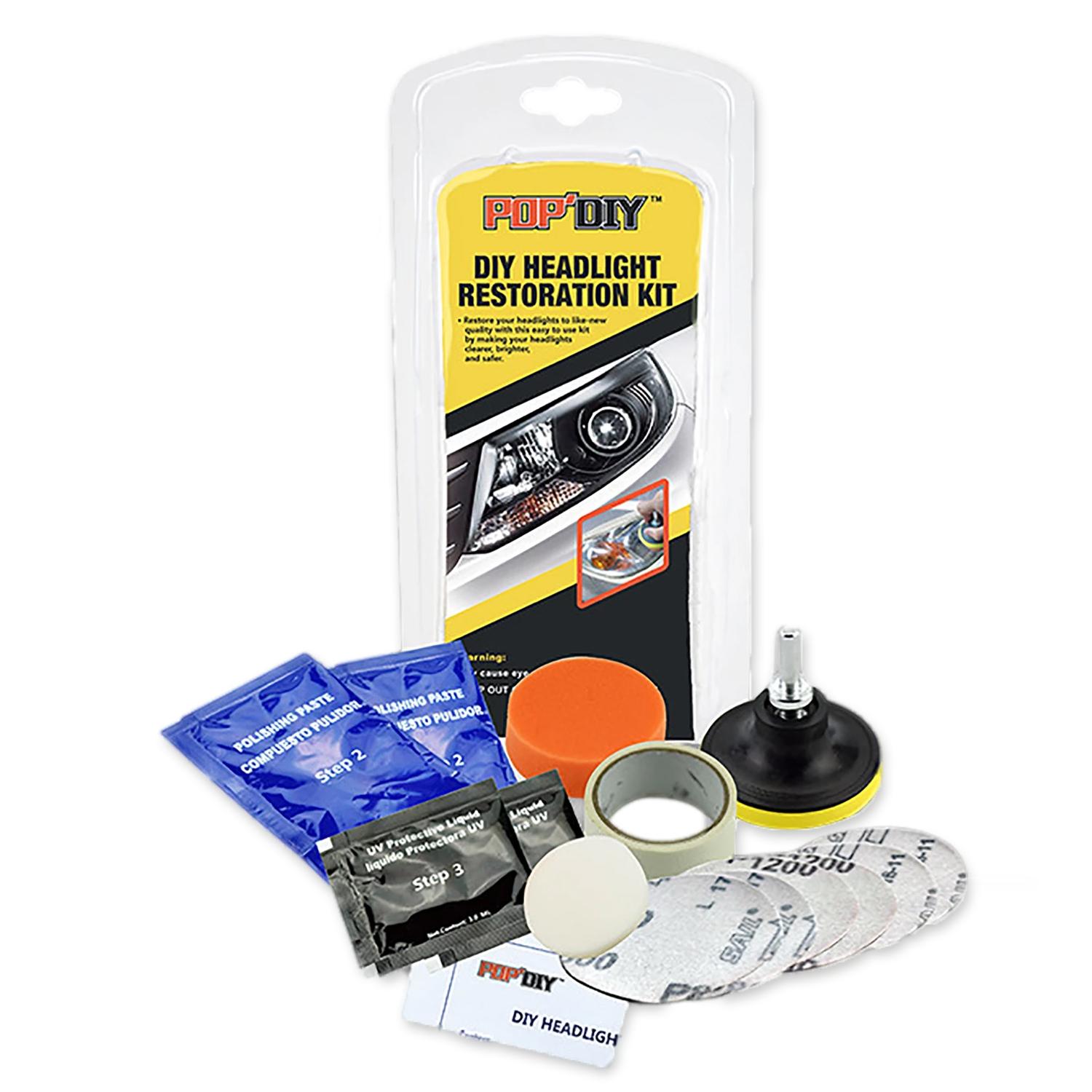 Poleringssett for frontlykter