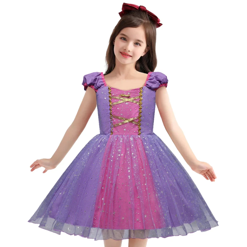 Glittrande prinsessklänning barn (7 av 9) (8 av 9)