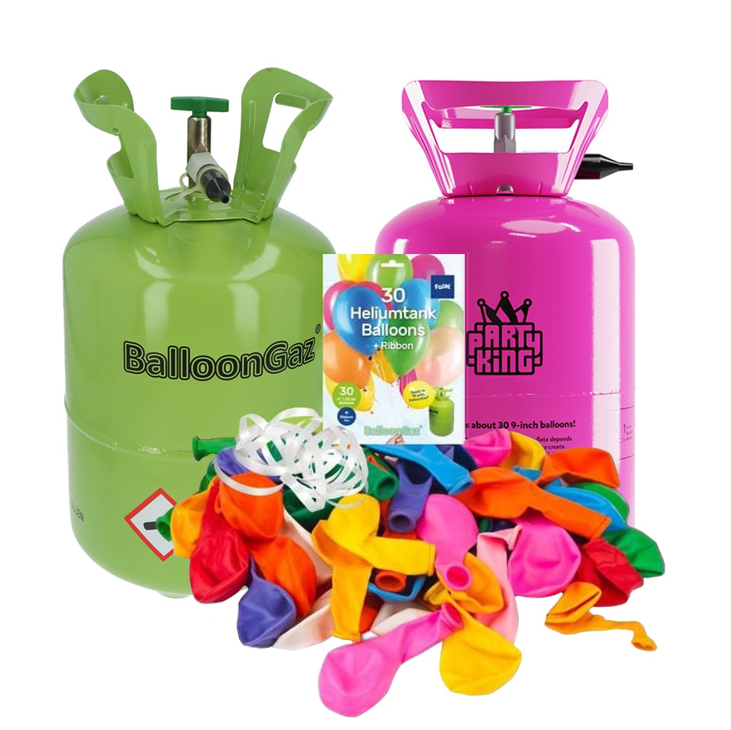 Helium på tub 30 ballonger