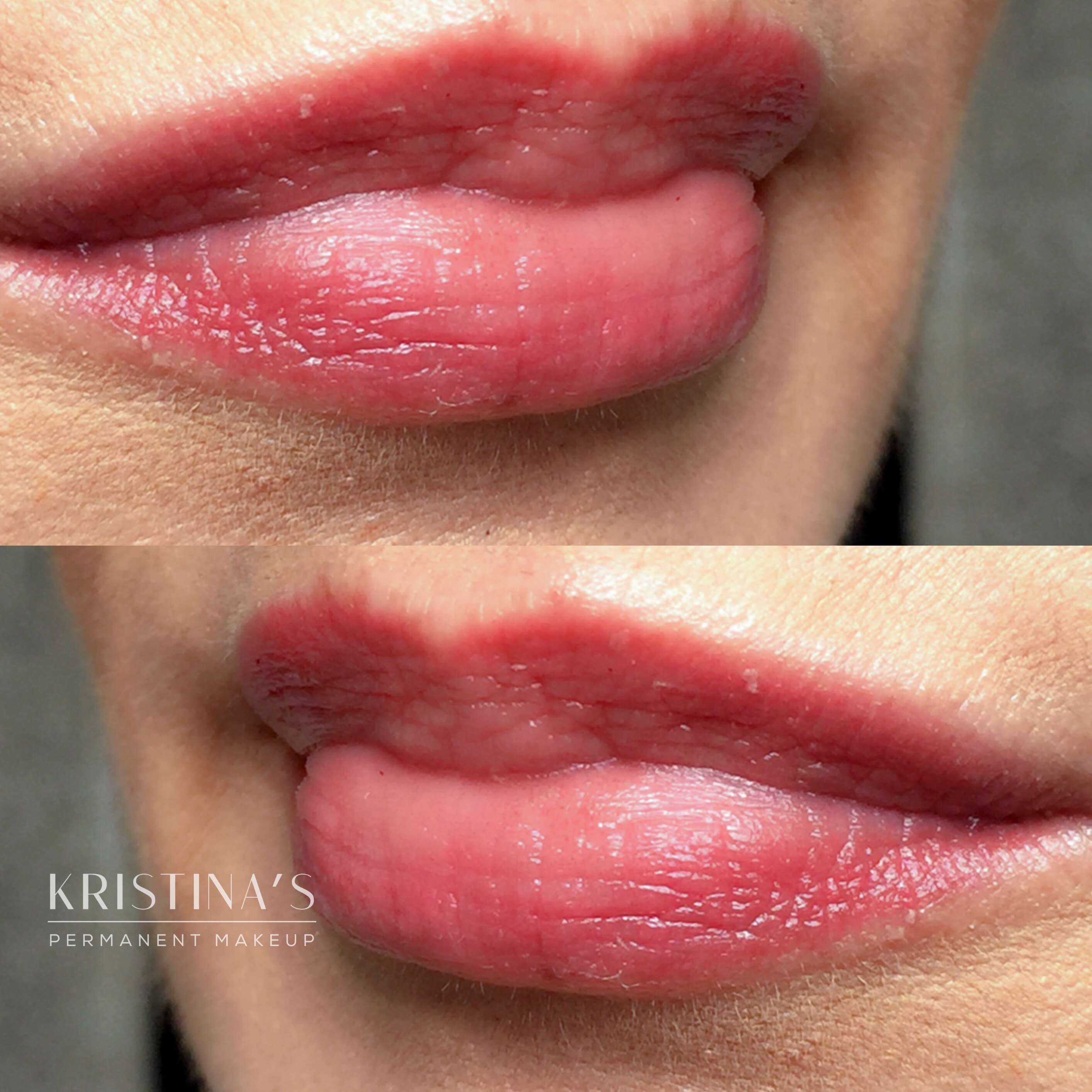 Blush tatovering på leppene hos Kristinas permanent makeup (6 av 13)