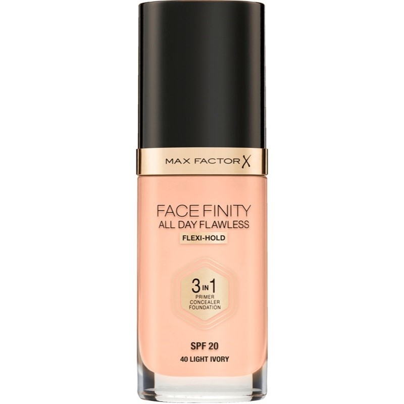 Product Image for Max Factor Facefinity 3 In 1 Foundation 40 Light Ivory