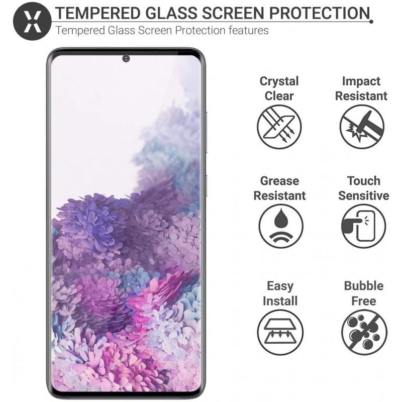 2-PACK Samsung S20 FE FullFrame 0.26mm 3D 9H Härdat Glas (2 av 6)