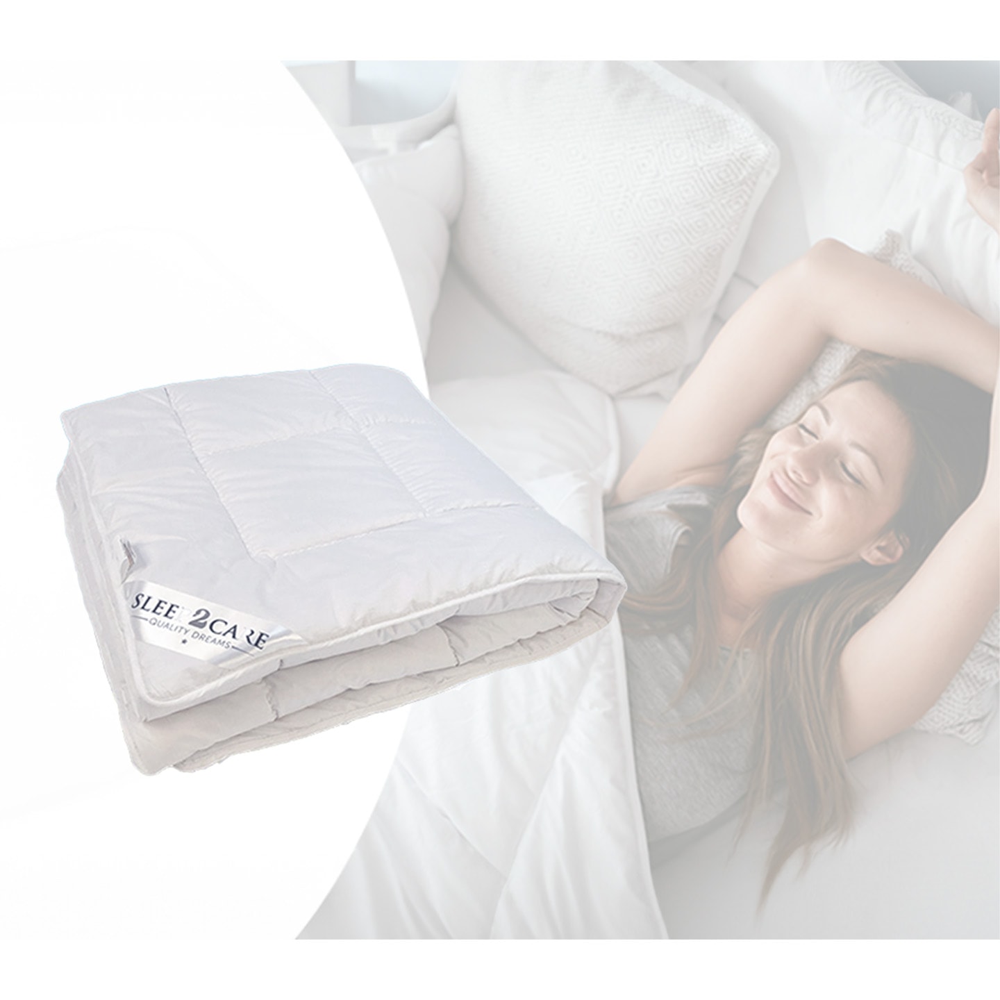 Sleep2care AIR allergivänligt täcke eller kudde (1 av 8)