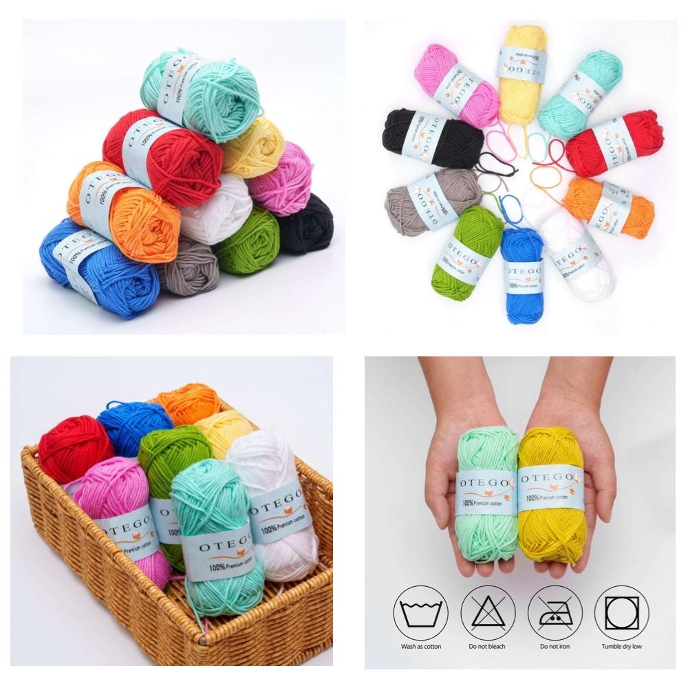 10-Pack Bomullsgarn - 15g per Nystan