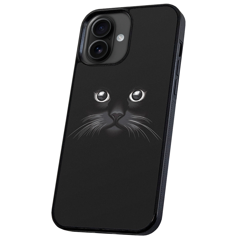 Skal Svart Katt för iPhone 16