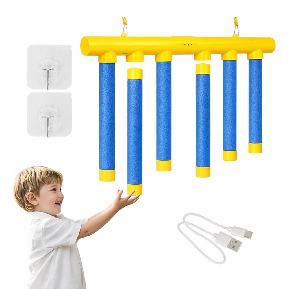 Reaktionsspel med fallande pinnar