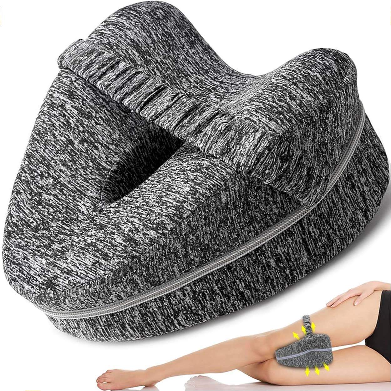 Ortopedisk knepute i Memory Foam for sidesover - Ergonomisk benpute