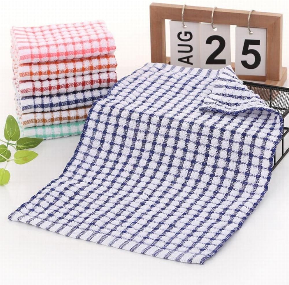 Tre kjøkkenhåndklær i tre forskjellige farger (8 av 14)