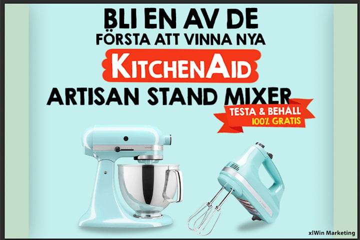 Tävla med xlWin Marketing om en KitchenAid