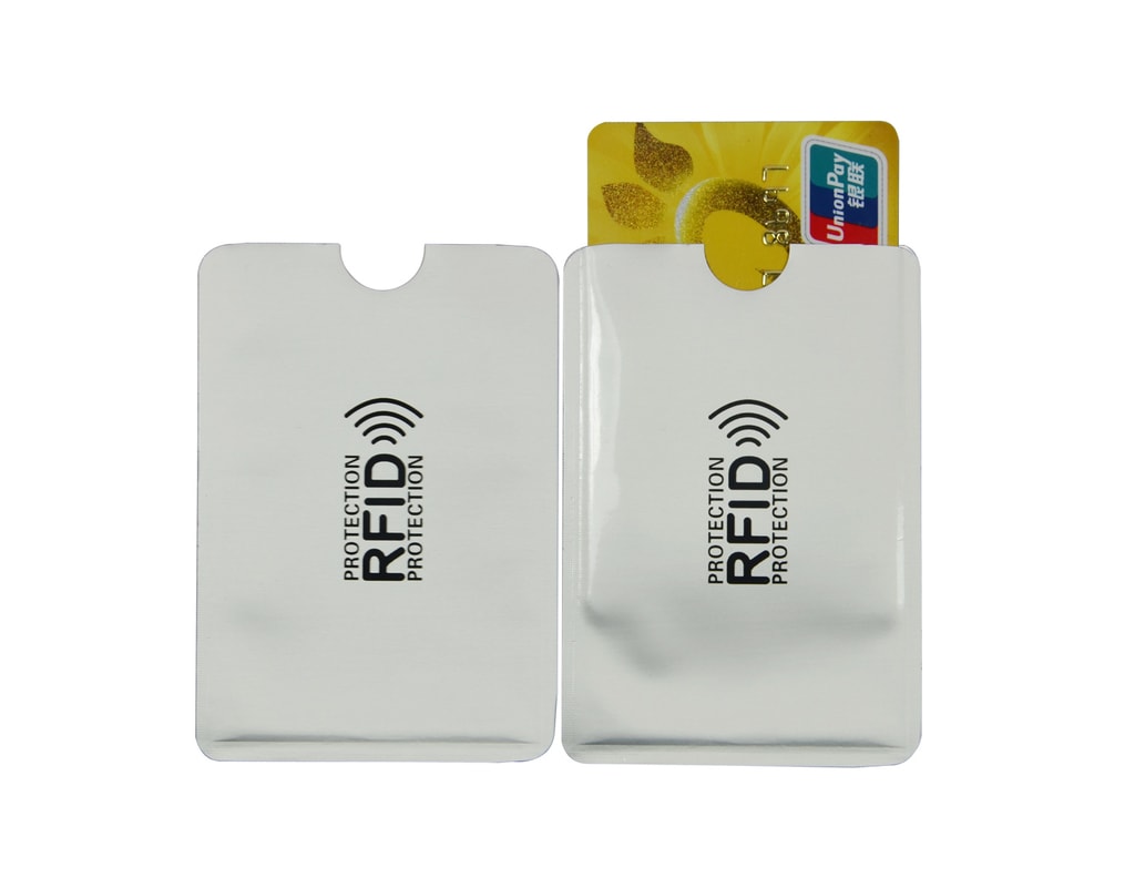 2x RFID-blockerande korthållare (2 av 3)