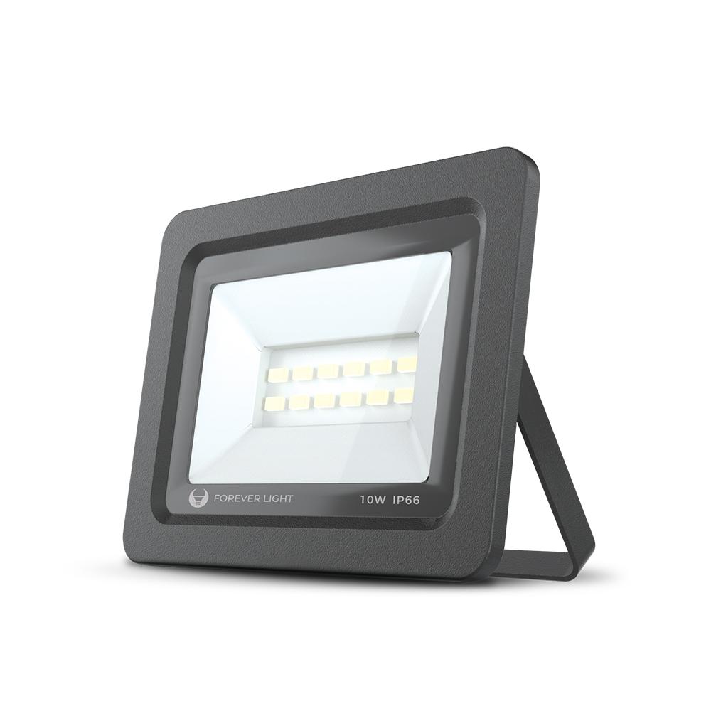 LED Stål spotlight / Floodlight, 10w (60w) Utendørs godkjent