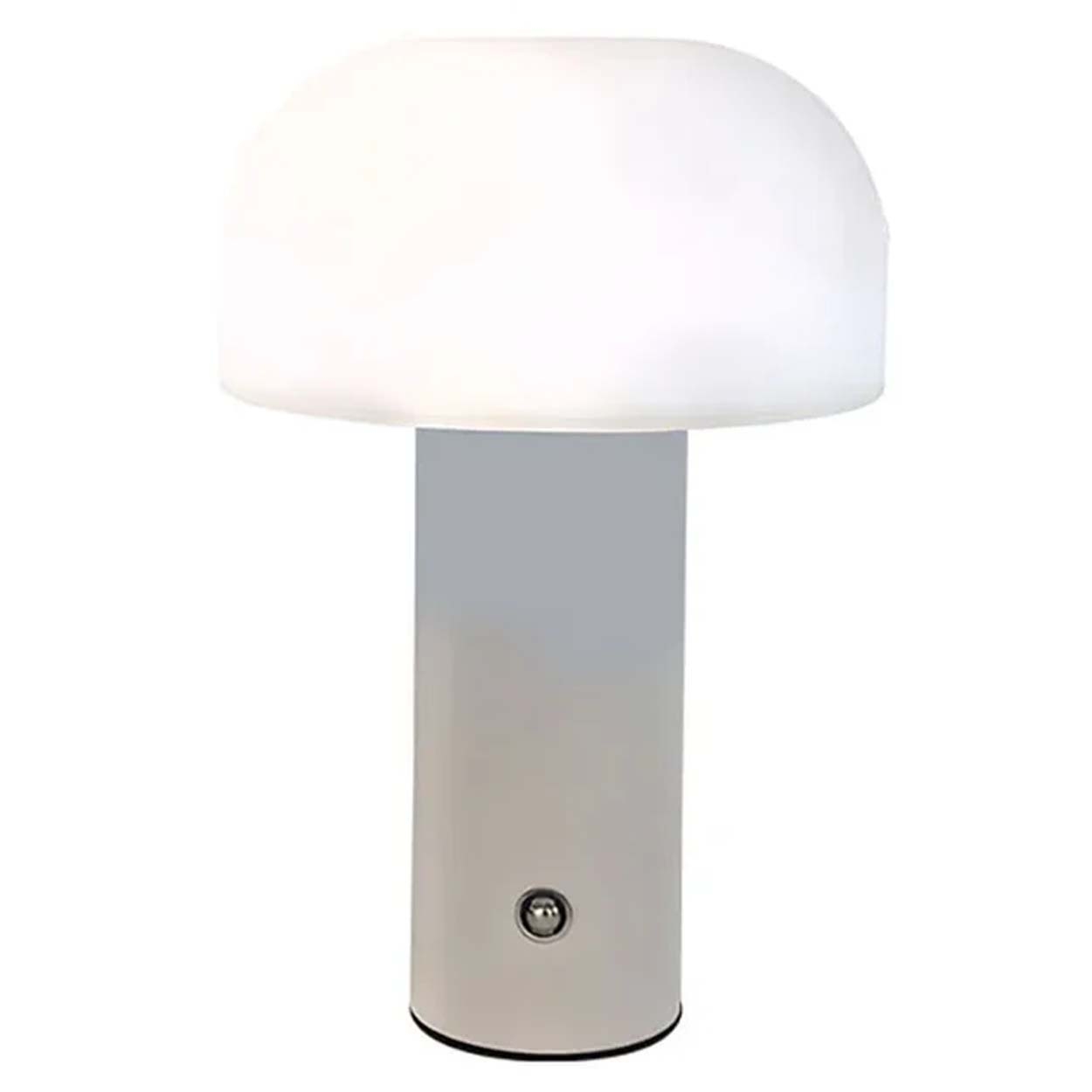 Retro Bordslampa Svamp - Trådlös Uppladdningsbar LED Lampa Vit