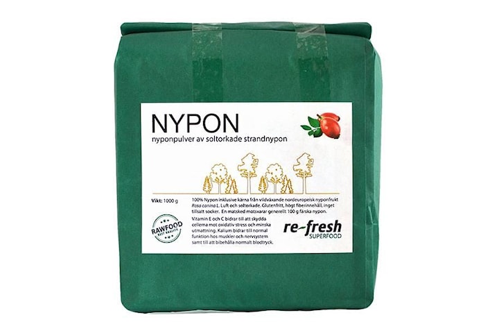 4-pack Nyponpulver 1 Kg Re-Fresh Superfood