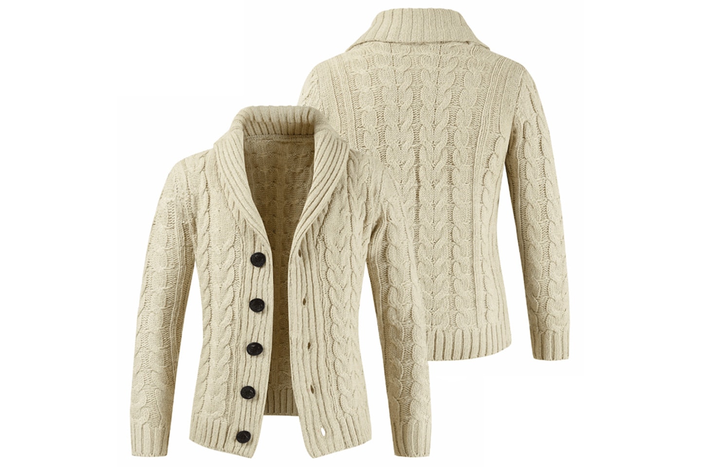 Strikket cardigan herre