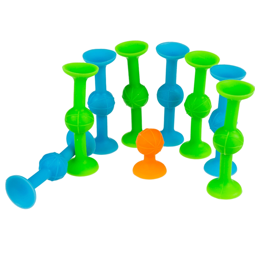 Dartspill med sugekopper 9 stk