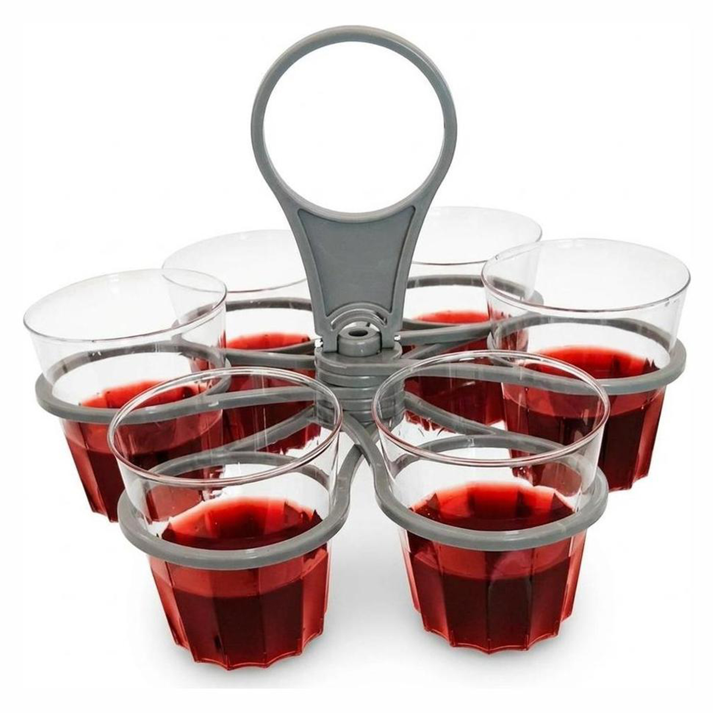 Roterande glashållare för 6 glas