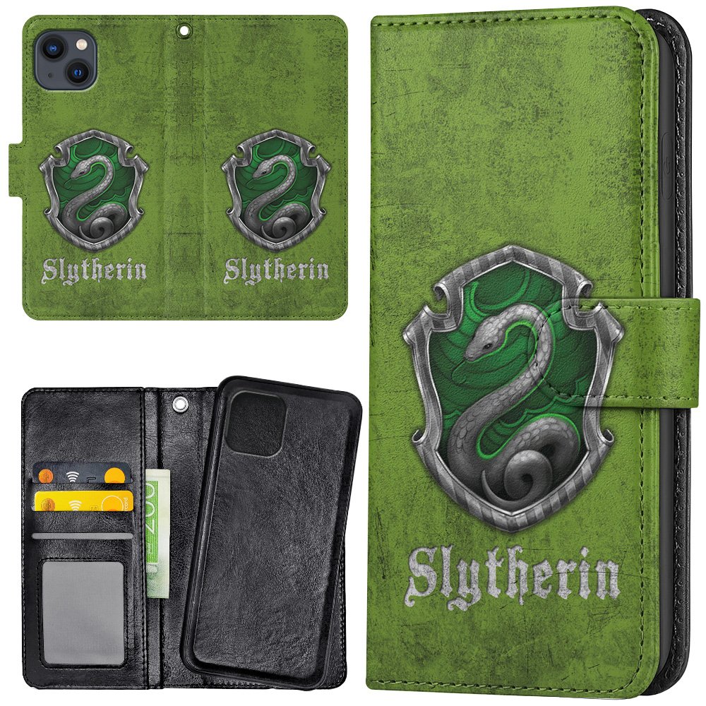 Lommebok Deksel Harry Potter Slytherin for iPhone 15
