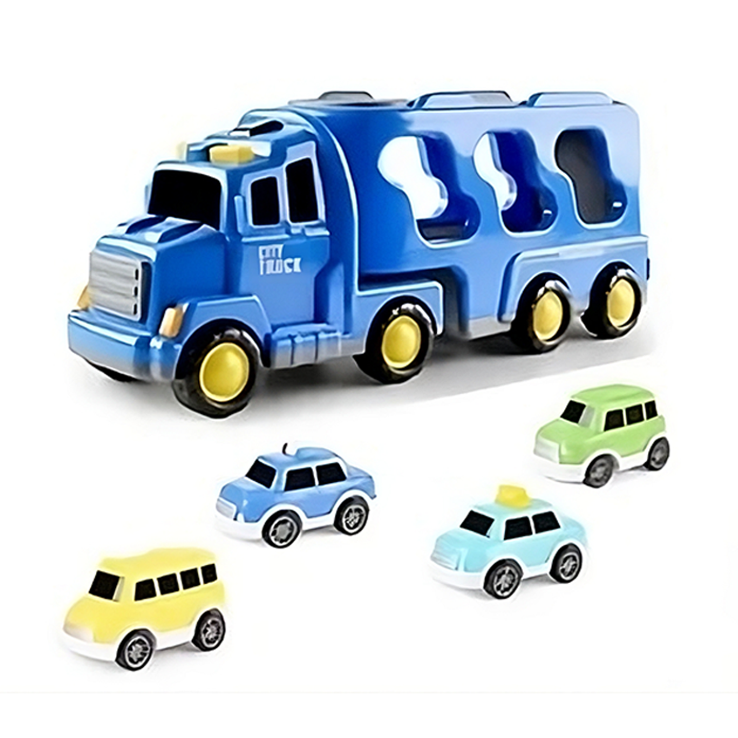 5-i-1 leksaksset med polis och brandbilar (3 av 20)