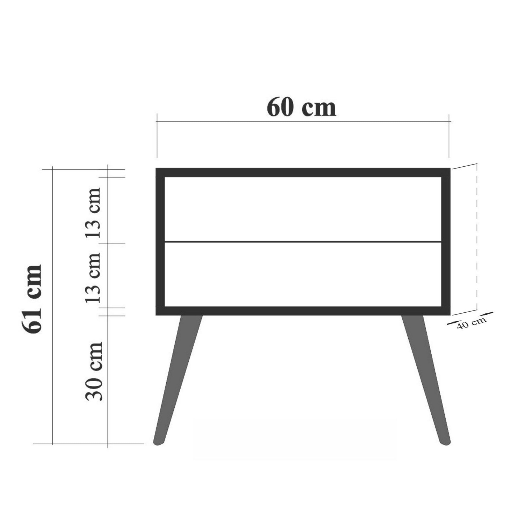 City Form vägghängt eller stående sängbord (4 av 5)