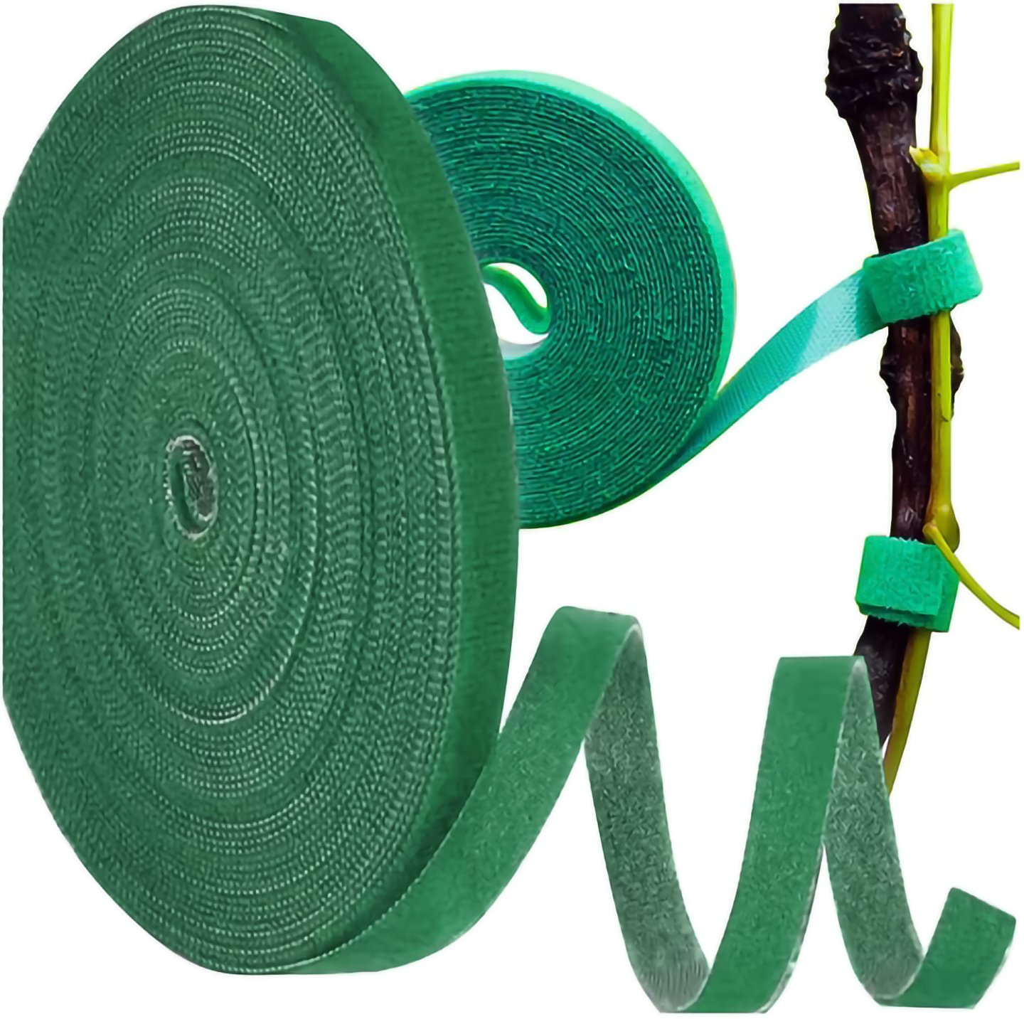 Product Image for Kardborreband för växter och kablar grön 10 mm x 5 m