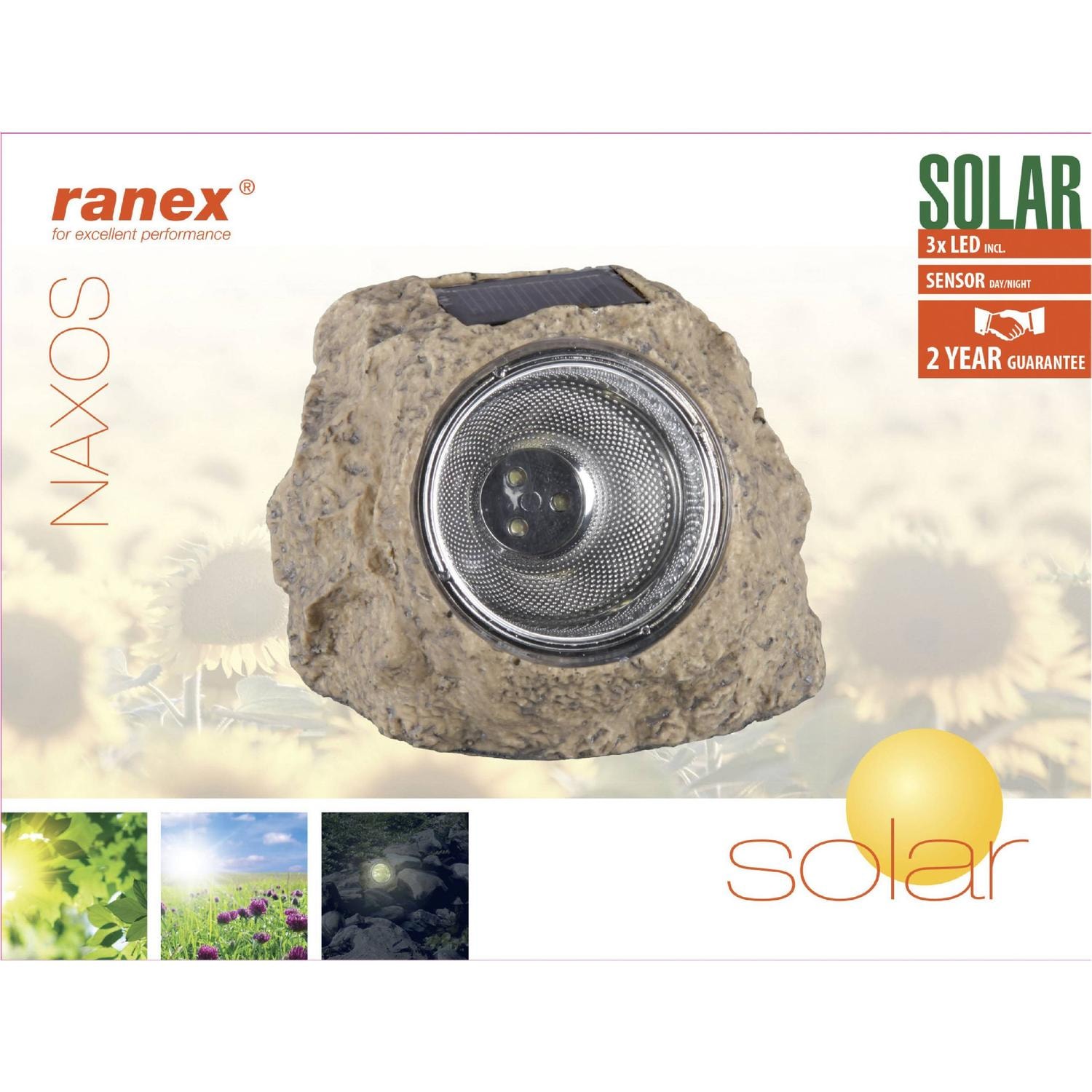 Hagelampe med Solcelle, Ranex (3 av 4)