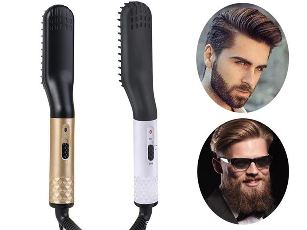 Flat børste for menn - skjegg og hår (2 av 3)