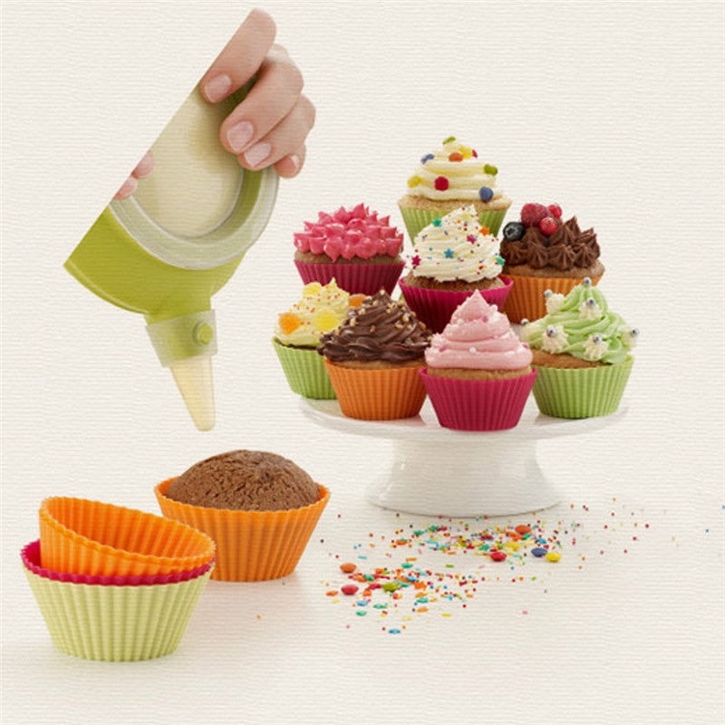 Färgglada muffinsformar i silikon 12- eller 24-pack (8 av 15)