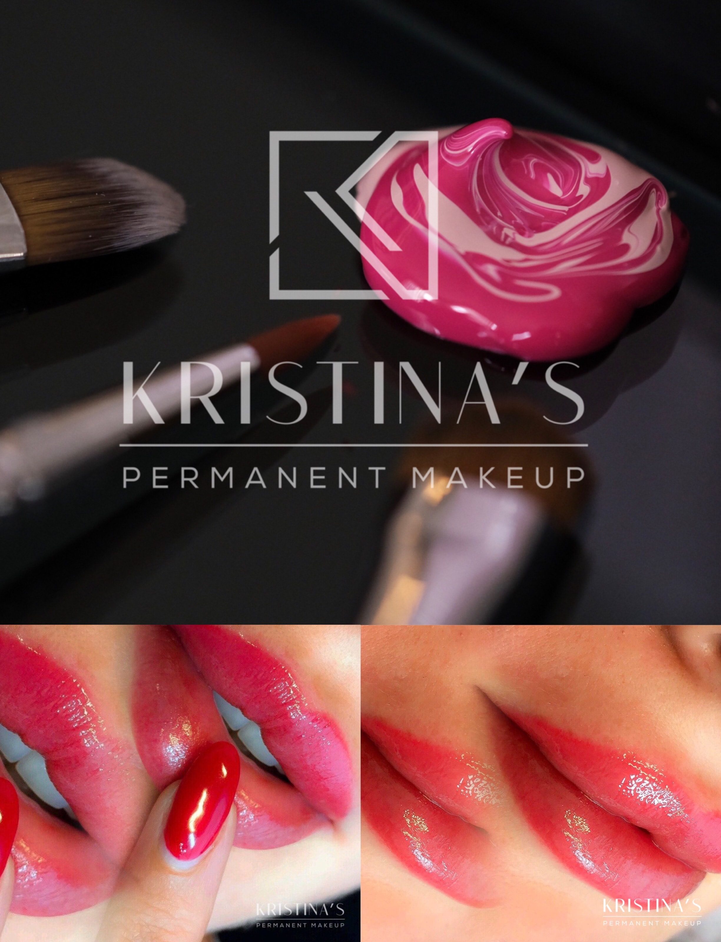 Blush tatovering på leppene hos Kristinas permanent makeup (1 av 13)