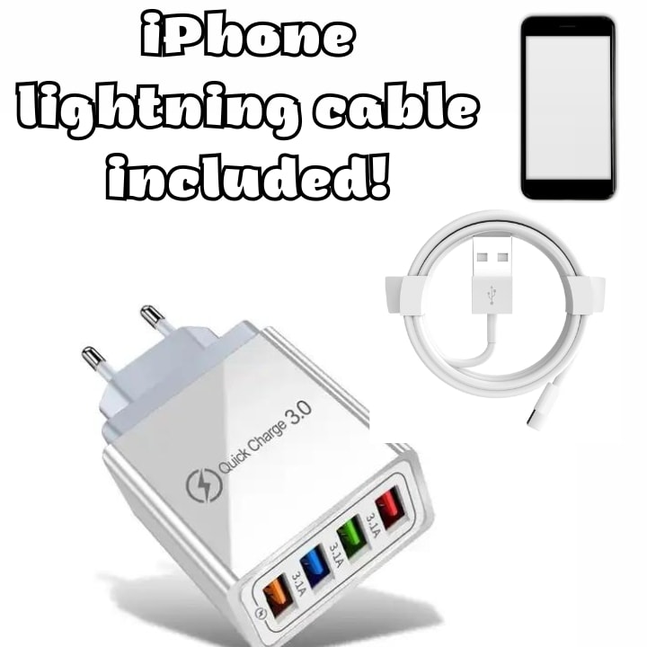 USB laddare iPHONE KABEL x3 lightning (3 av 5)