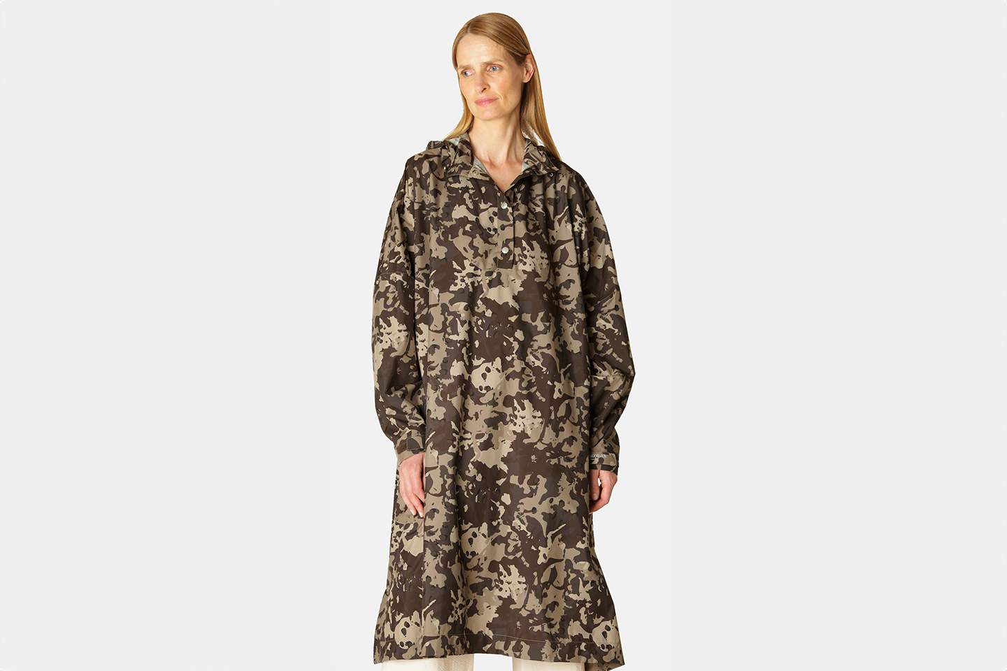 Ilse Jacobsen - Poncho - RAIN221SPP, Brown Camo