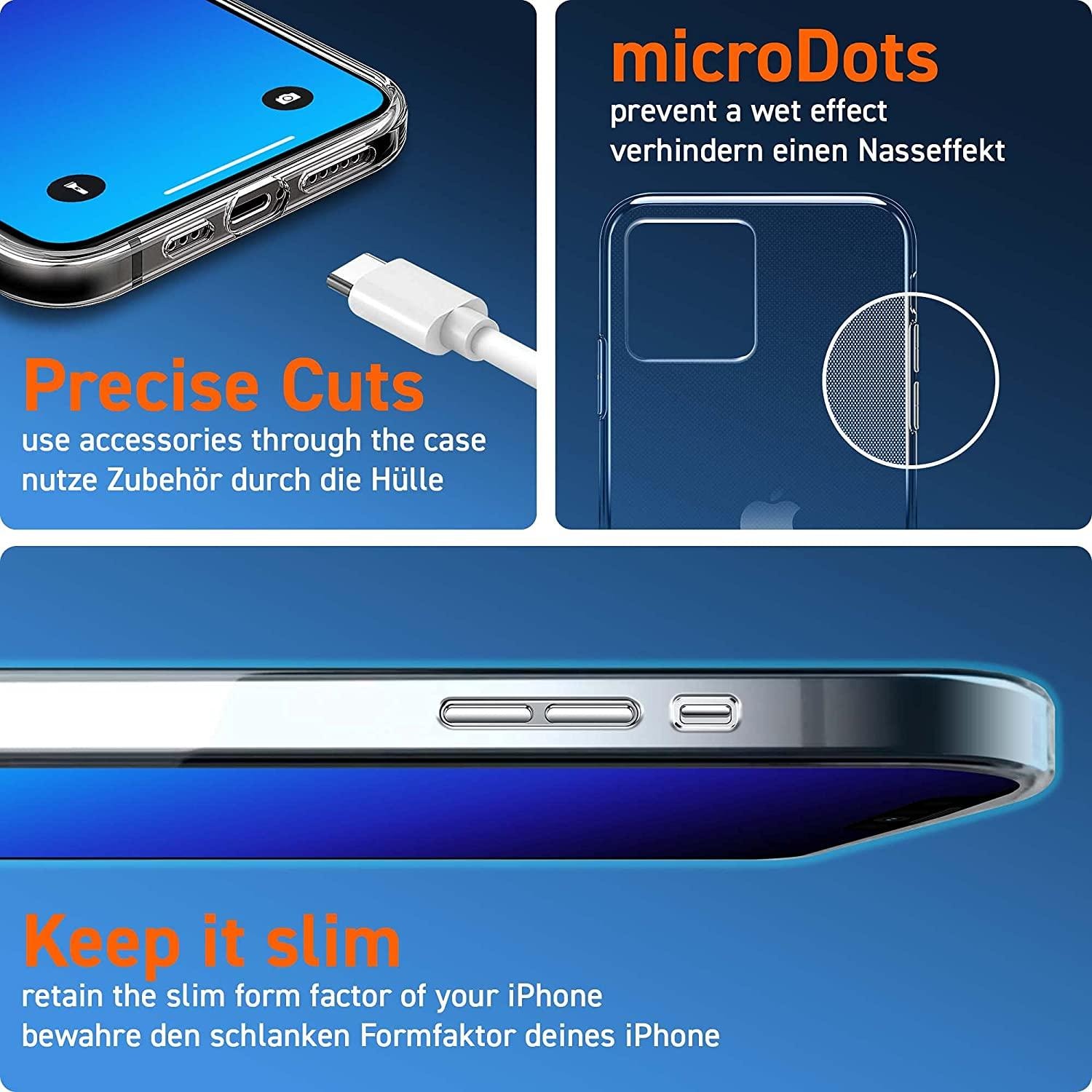 6-pack Skärmskydd iPhone 13 Pro + Ram Stark Härdat Glas C4U® (12 av 15) (13 av 15)