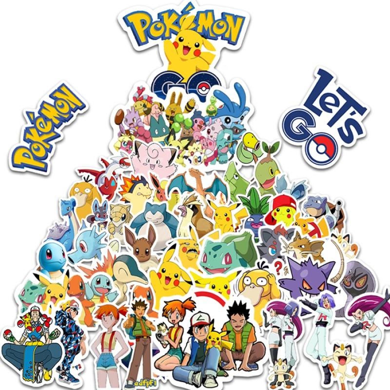 Pokémon klistermärken / Stickers 100-pack