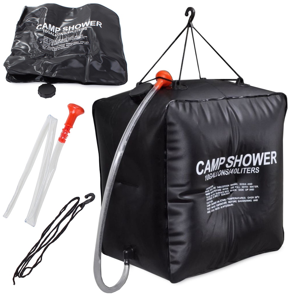 Soloppvarmet campingdusj 40 L