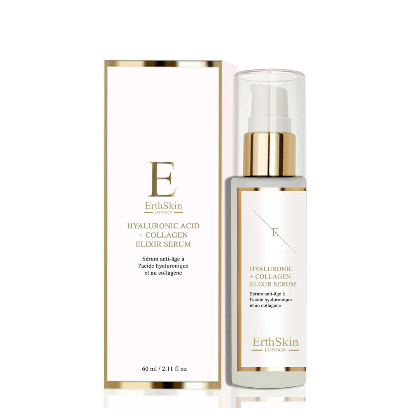 ErthSkin London - Hyaluronic acid & Collagen Serum, 60 ml