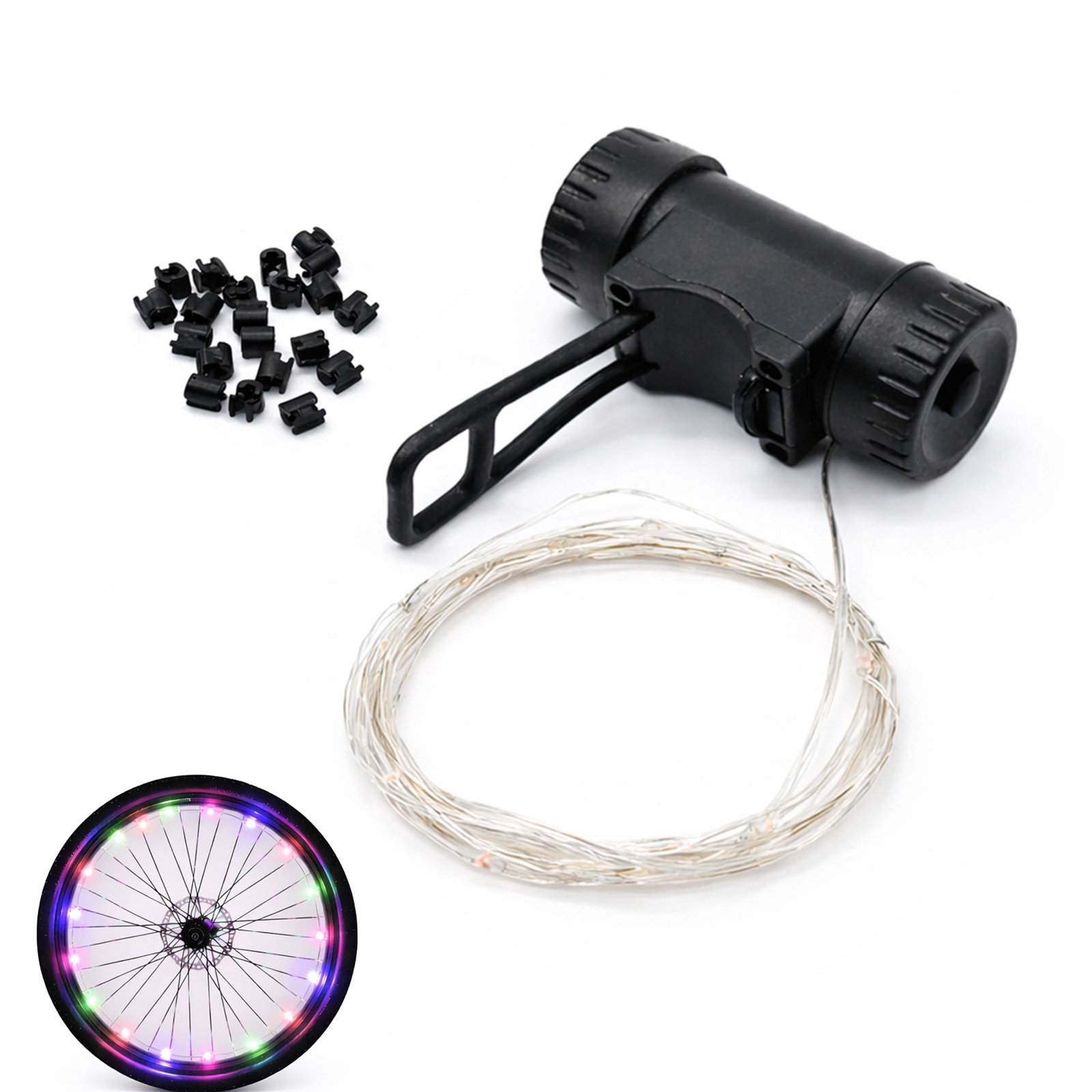 LED-ljusslinga till cykeldäck
