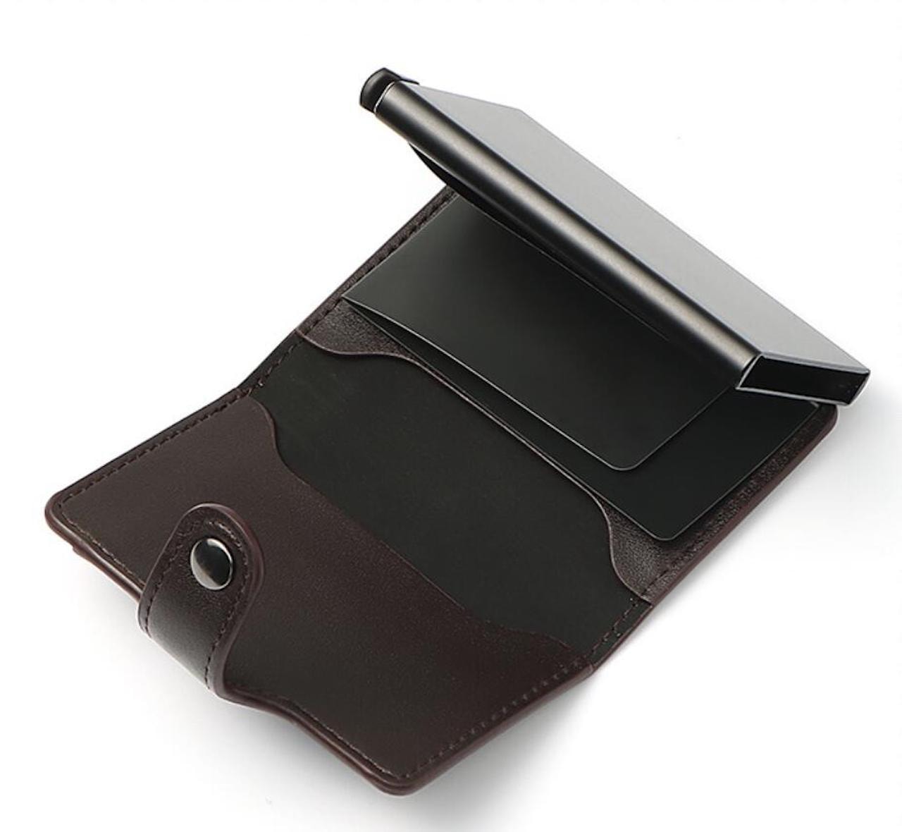 SUNICETY RFID-sikker lommebok i PU-skinn (1 av 8)