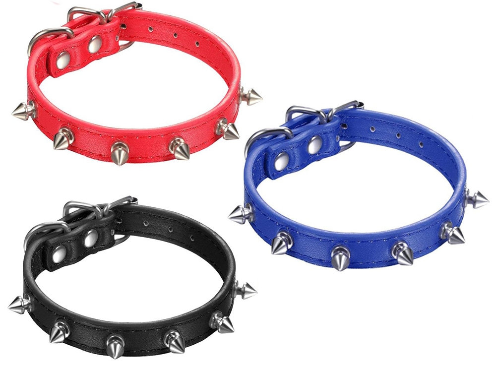 Product Image for Hundhalsband med nitar L (37-47CM) Välj färg