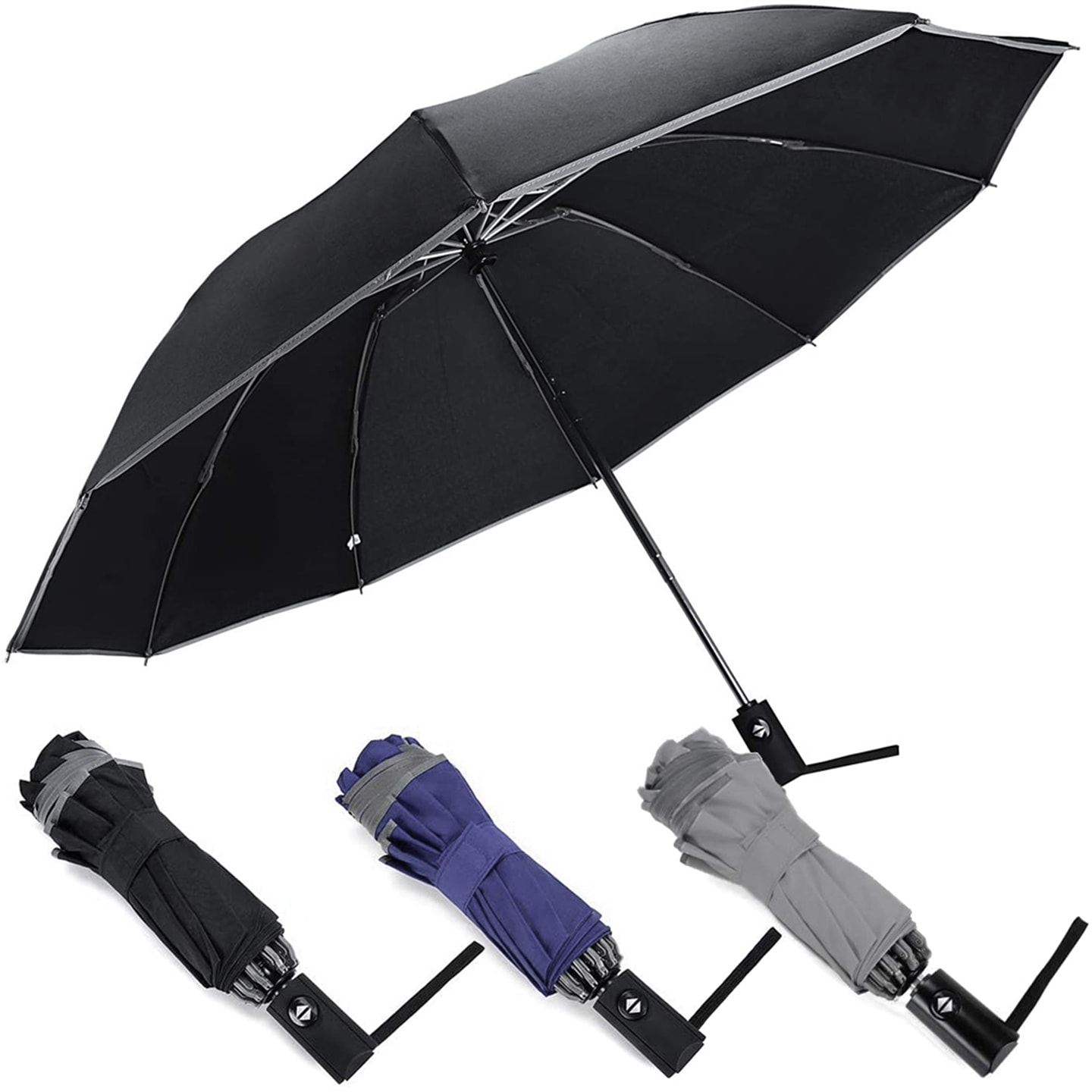 Paraply med reflex och ficklampa (1 av 12)