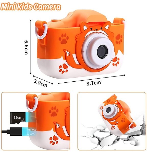 Digitalt kamera for barn med deksel (3 av 16)