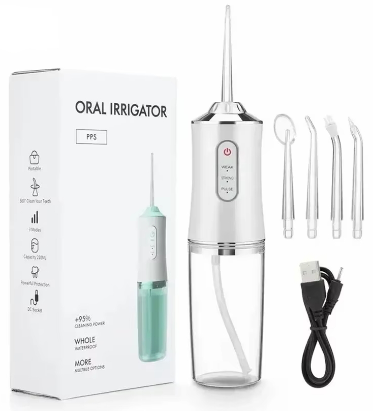 Product Image for Dental Water Flosser Spotlight – Professionell och Bärbar Oral Irrigator för Friskare Vitare Tänder