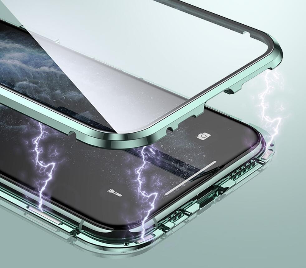 Magnetiskt fodral dubbelsidigt härdat glas for Iphone 11 (11 av 27) (12 av 27)