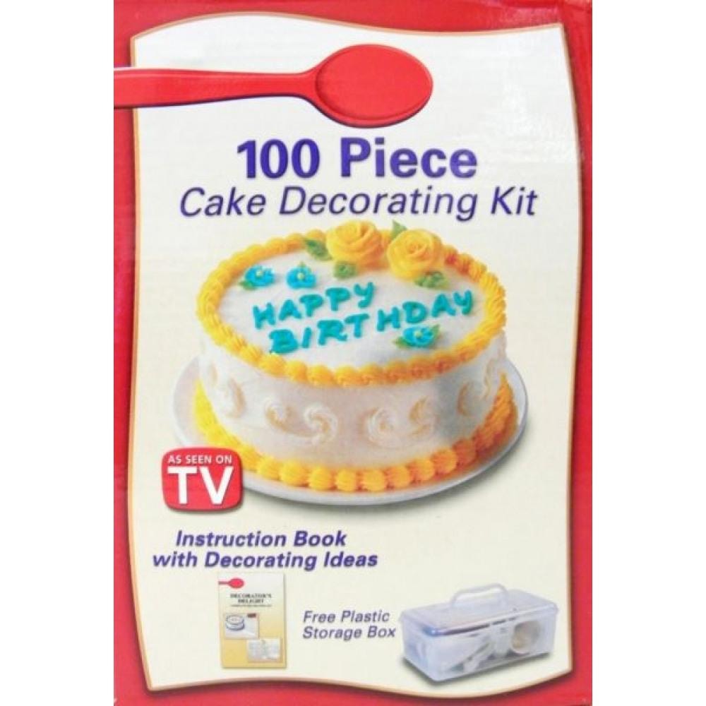 100 delers kakepyntsett i oppbevaringsboks (6 av 7)