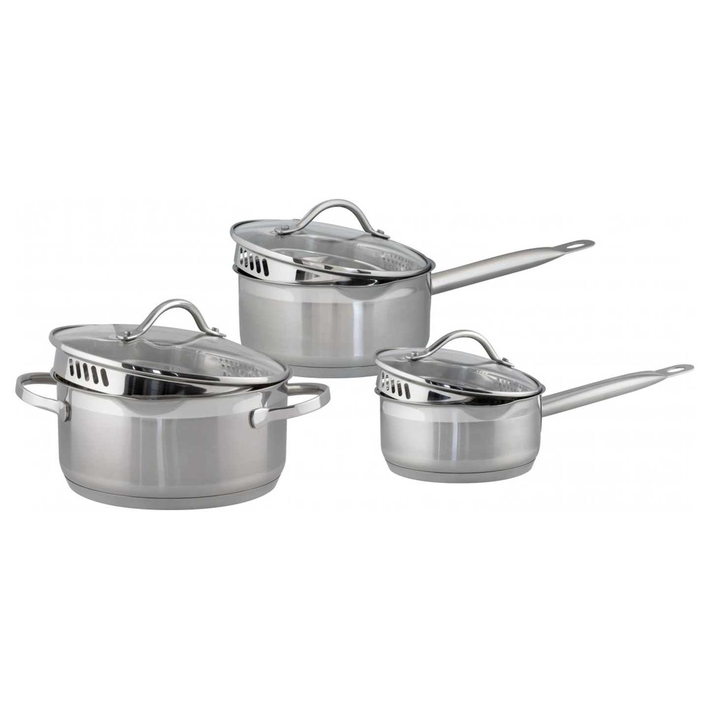 Nordkök Kastrullset Pro II, 3 delar