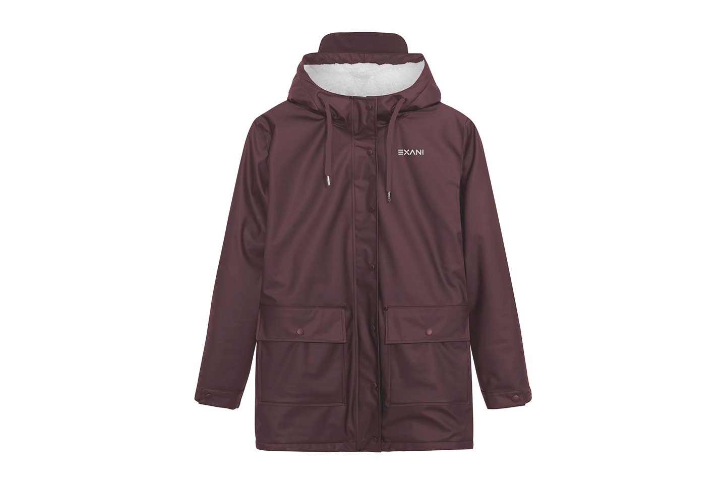 Product Image for Exani - Regnkappa W Fodrad Dam, Mörkröd