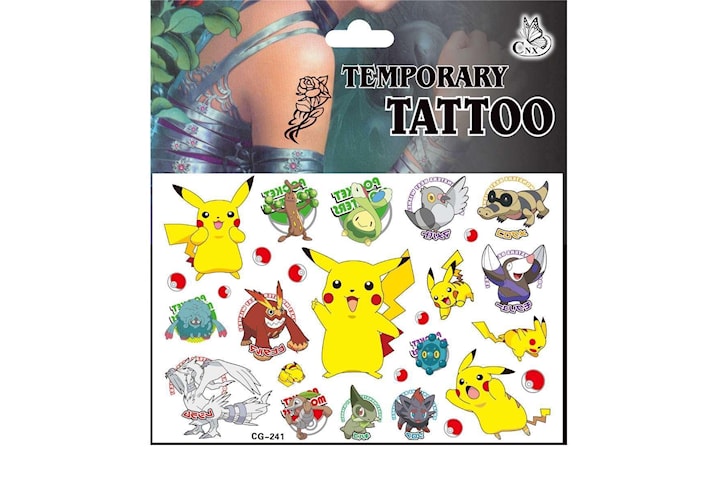 Pokémon tatueringar - 20st - Barn tatueringar - Pikachu