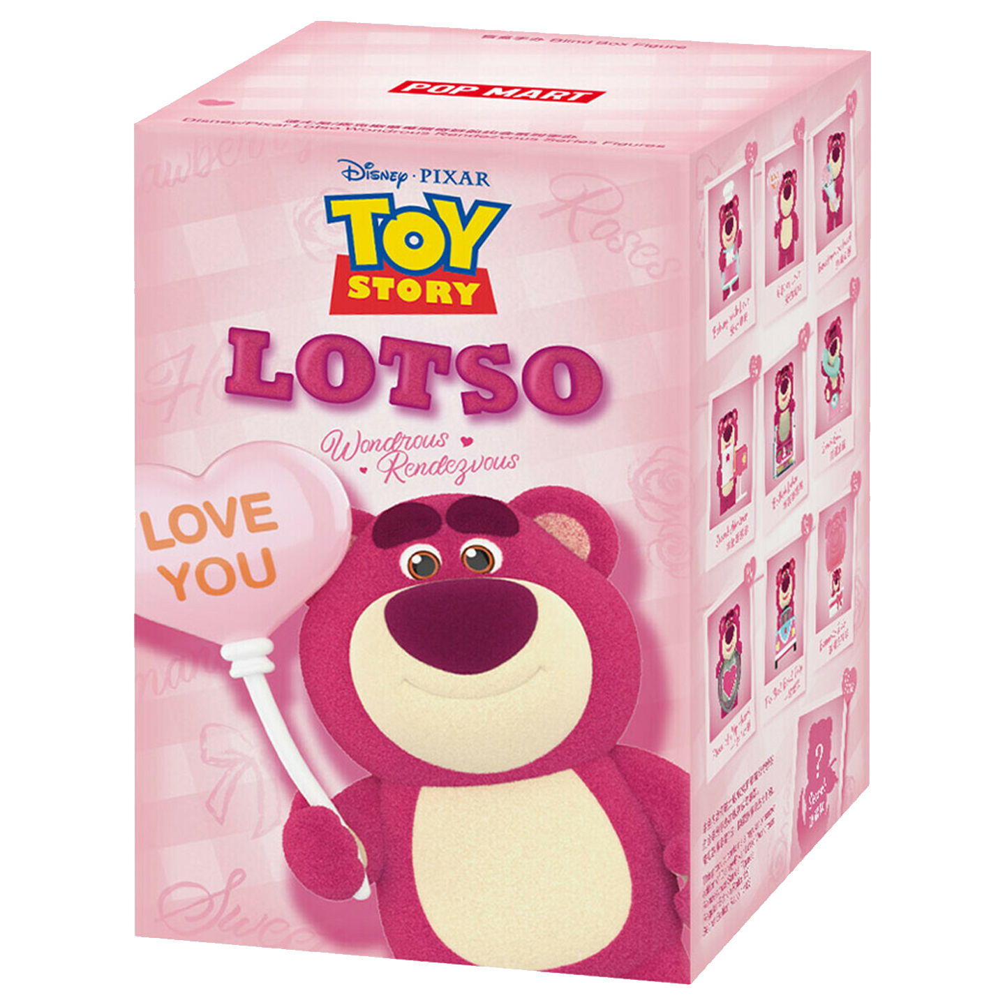 Pop Mart Disney/Pixar Lotso - Wonderful Rendezvous-serien Figurer Blind Box