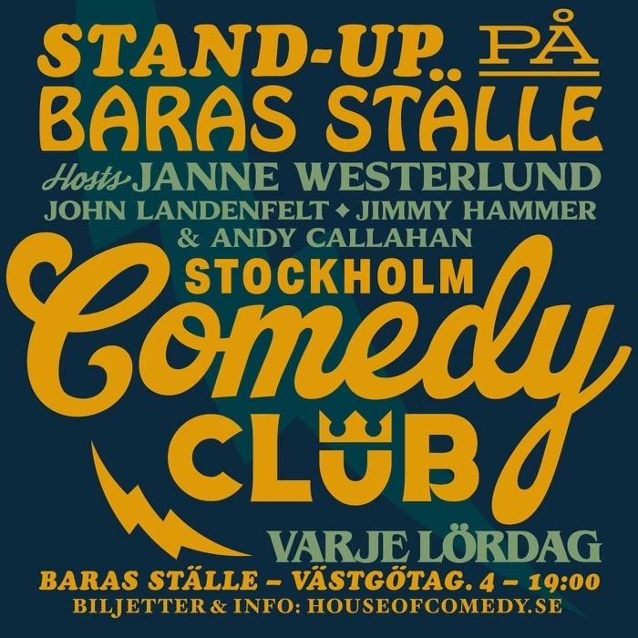 Stand-up inkl. välkomstdrink på Stockholm Comedy Club Medborgarplatsen (7 av 8) (8 av 8)