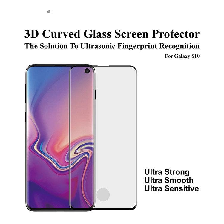 Skärmskydd Samsung Galaxy S10 Härdat glas Transparent (1 av 19)